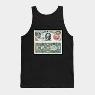 1869 $1 Dollar United States Note Tank Top